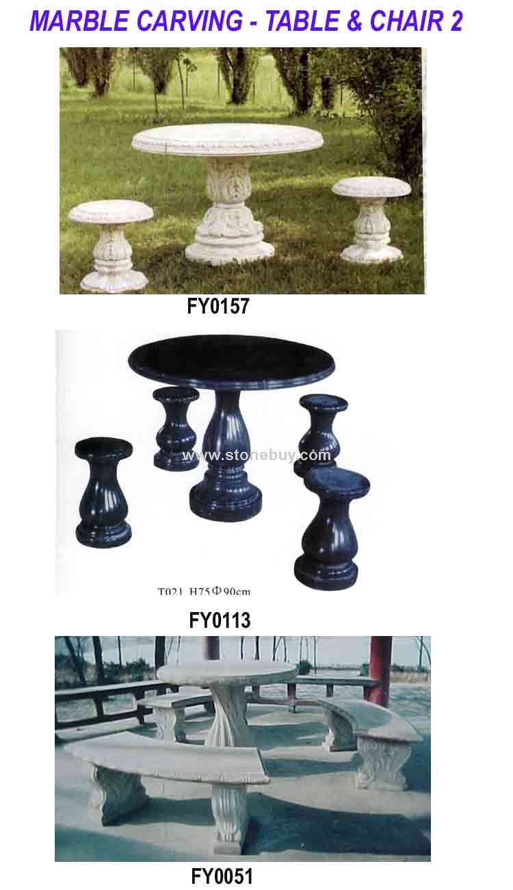 圆石桌