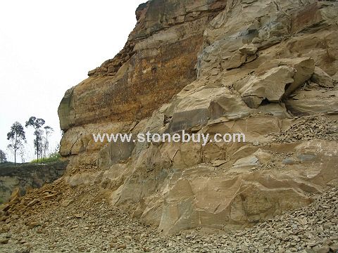 黄砂岩矿山