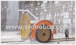 双片矿山锯石机