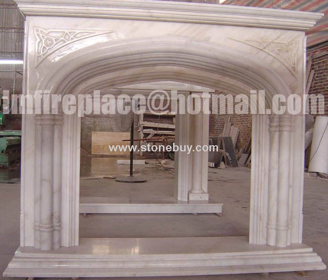F-008（古典石材壁炉架Fireplace Mantel）