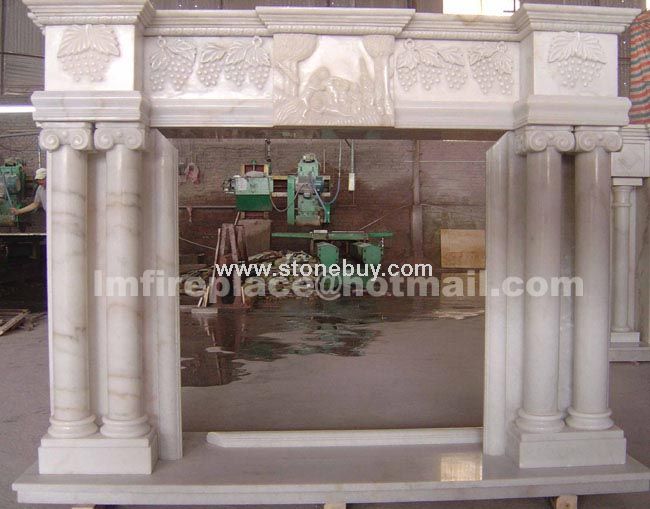 F-003(Fireplace Mantel专业雕刻壁炉)