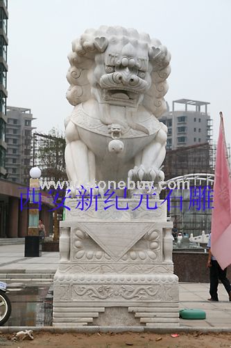 漢白玉獅子