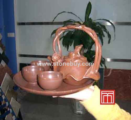 木魚石茶具