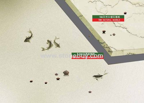 大理石复合铝塑板-分解图