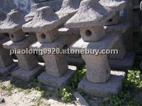 玄武岩石灯