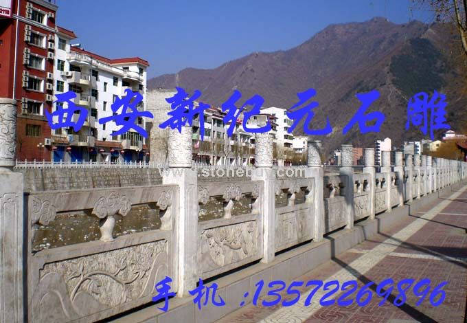 漢白玉河堤欄桿2
