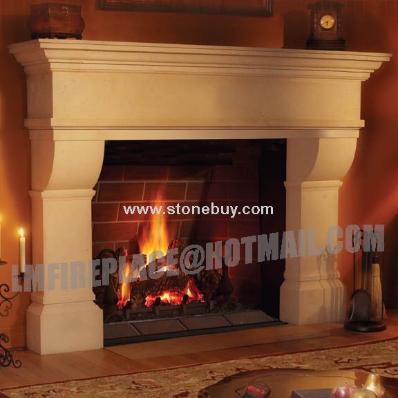 F-133(出口加拿大壁炉架LIMESTONE fireplace)