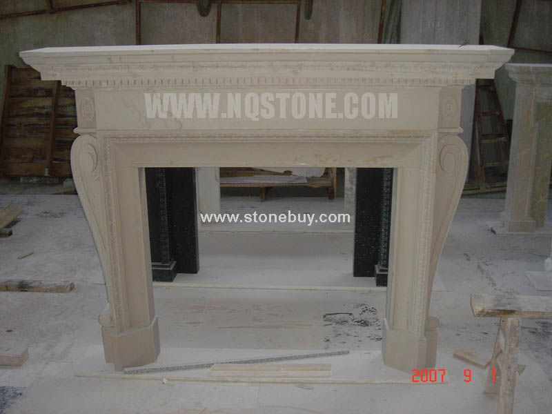 F-139(出口大理石壁炉架(Marble fireplace)
