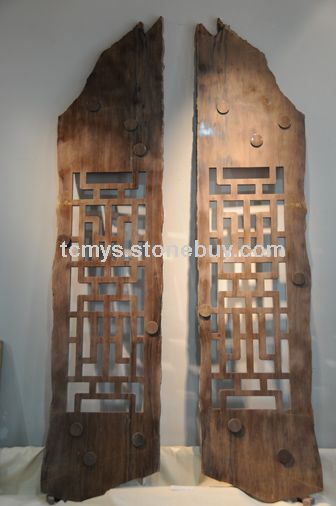 仿古石窗