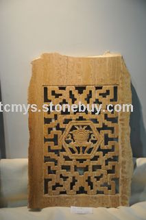仿古石窗