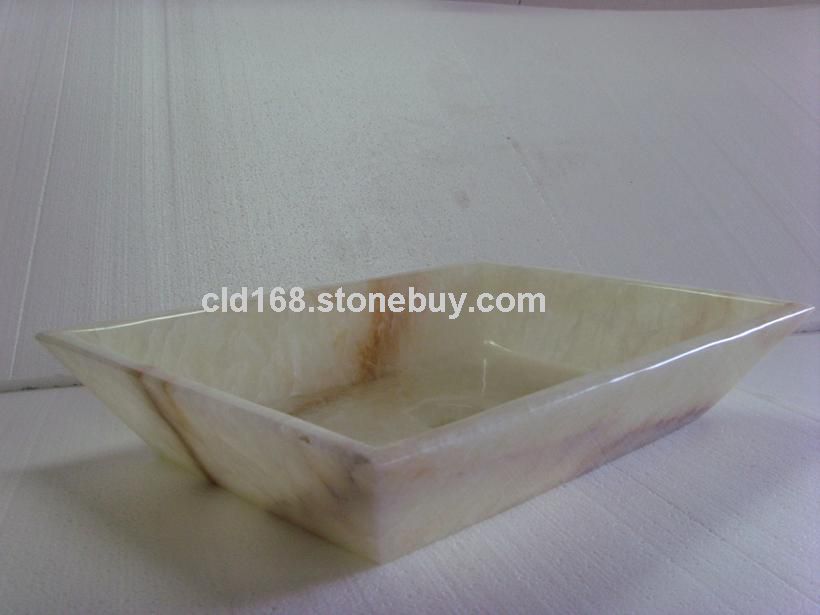 缅甸透光玉洗手盆