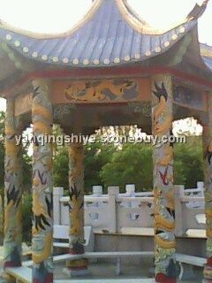 石亭，栏杆