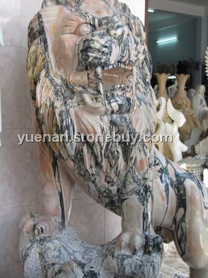 彩屏玉雕刻作品