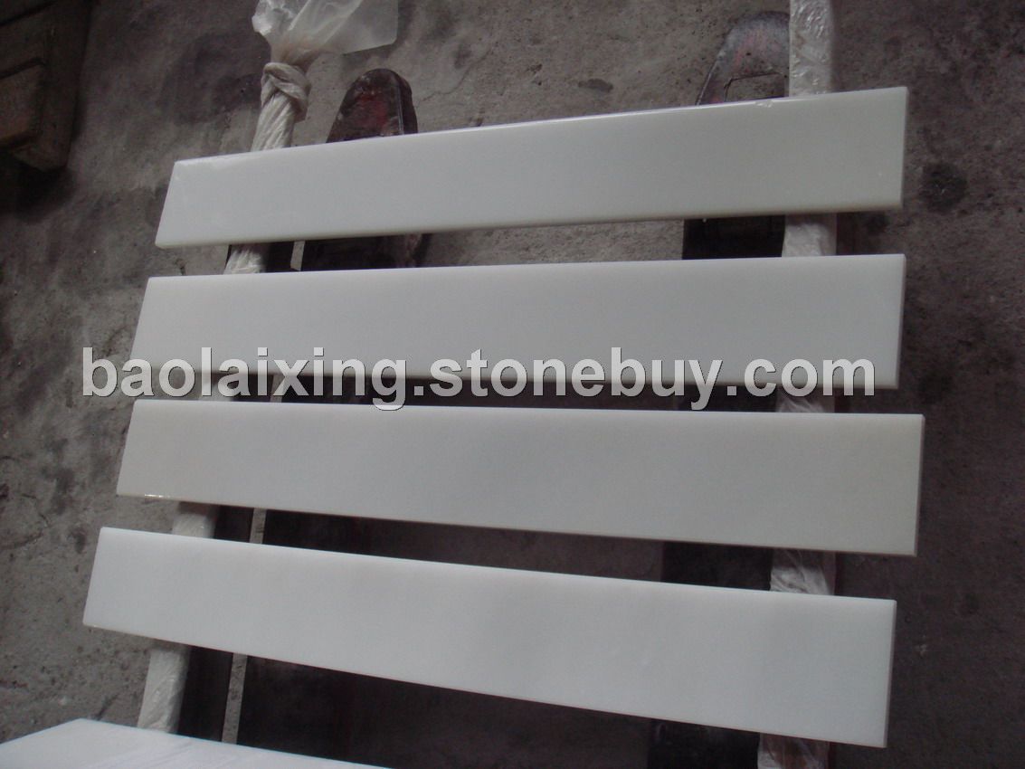 汉白玉小条板雪花白汉白玉文化石 雪花白 东方白 卡拉拉白  细花白  鱼肚白 雪花玉   宝兴白 爵