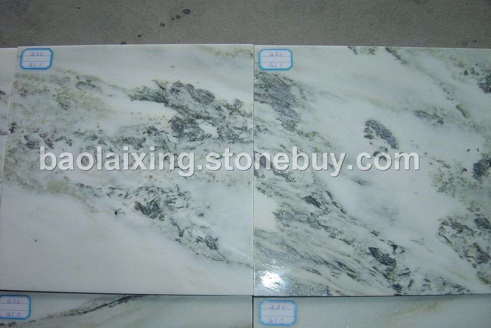 海浪玉薄板雪花白汉白玉文化石 雪花白 东方白 卡拉拉白  细花白  鱼肚白 雪花玉   宝兴白 爵士