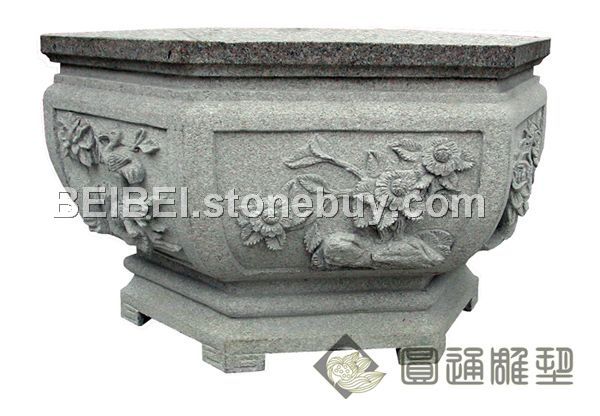 供应六角雕花水缸