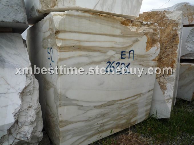 意大利雪花白荒料
