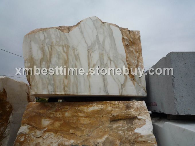 意大利雪花白荒料