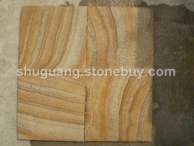 77 黄木纹石灰石