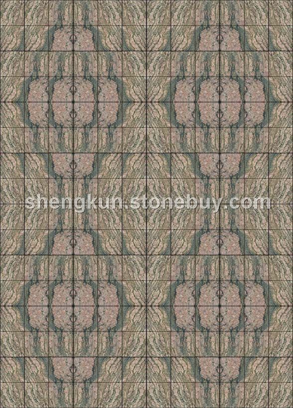 7）對角翻轉(zhuǎn)、對稱復(fù)合法：效果很好，適合大面積對稱場所。大圖