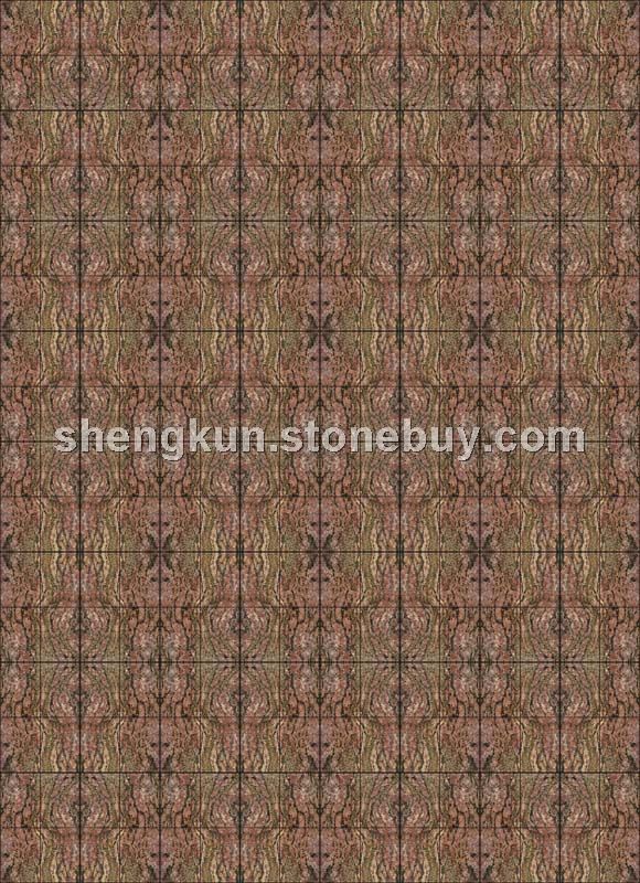 4）对角翻转法：效果有所改善，但突出花纹之间过渡生硬。大图