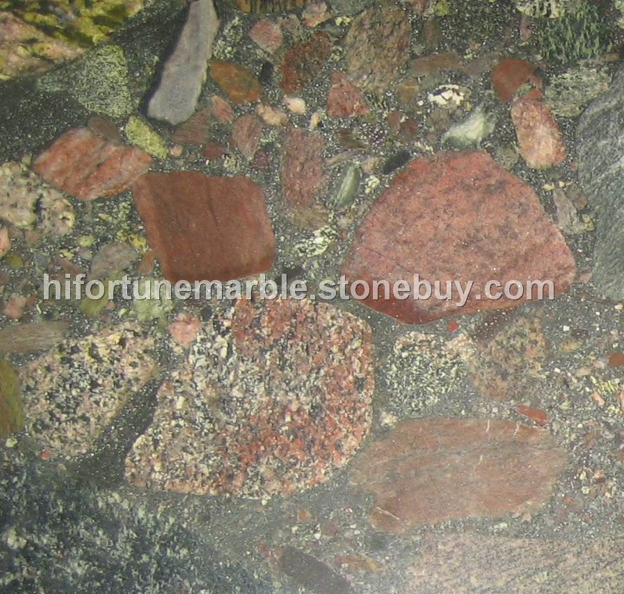 新品種七彩水晶花崗石 石材，大理石