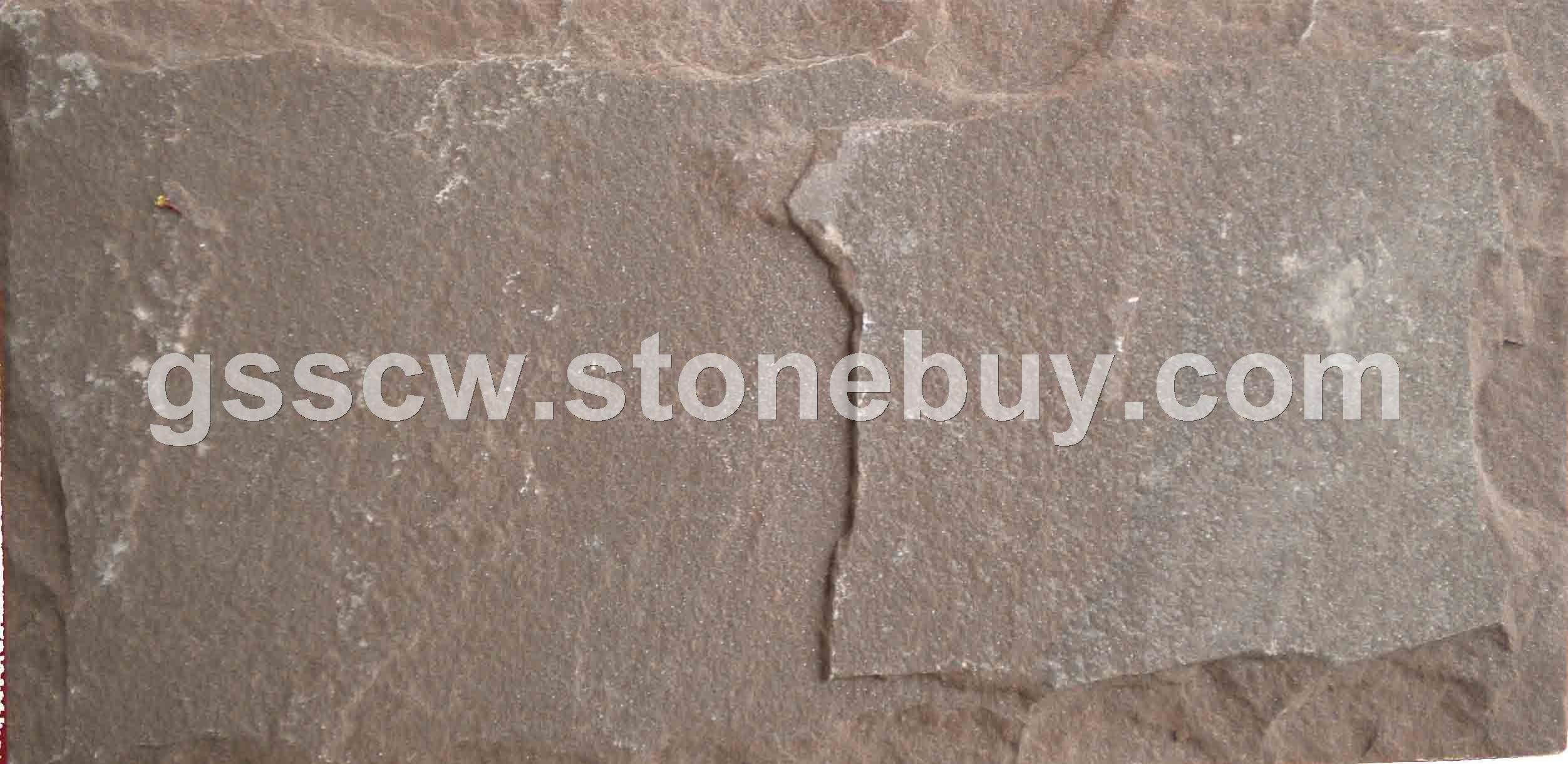 咖啡色砂岩蘑菇石