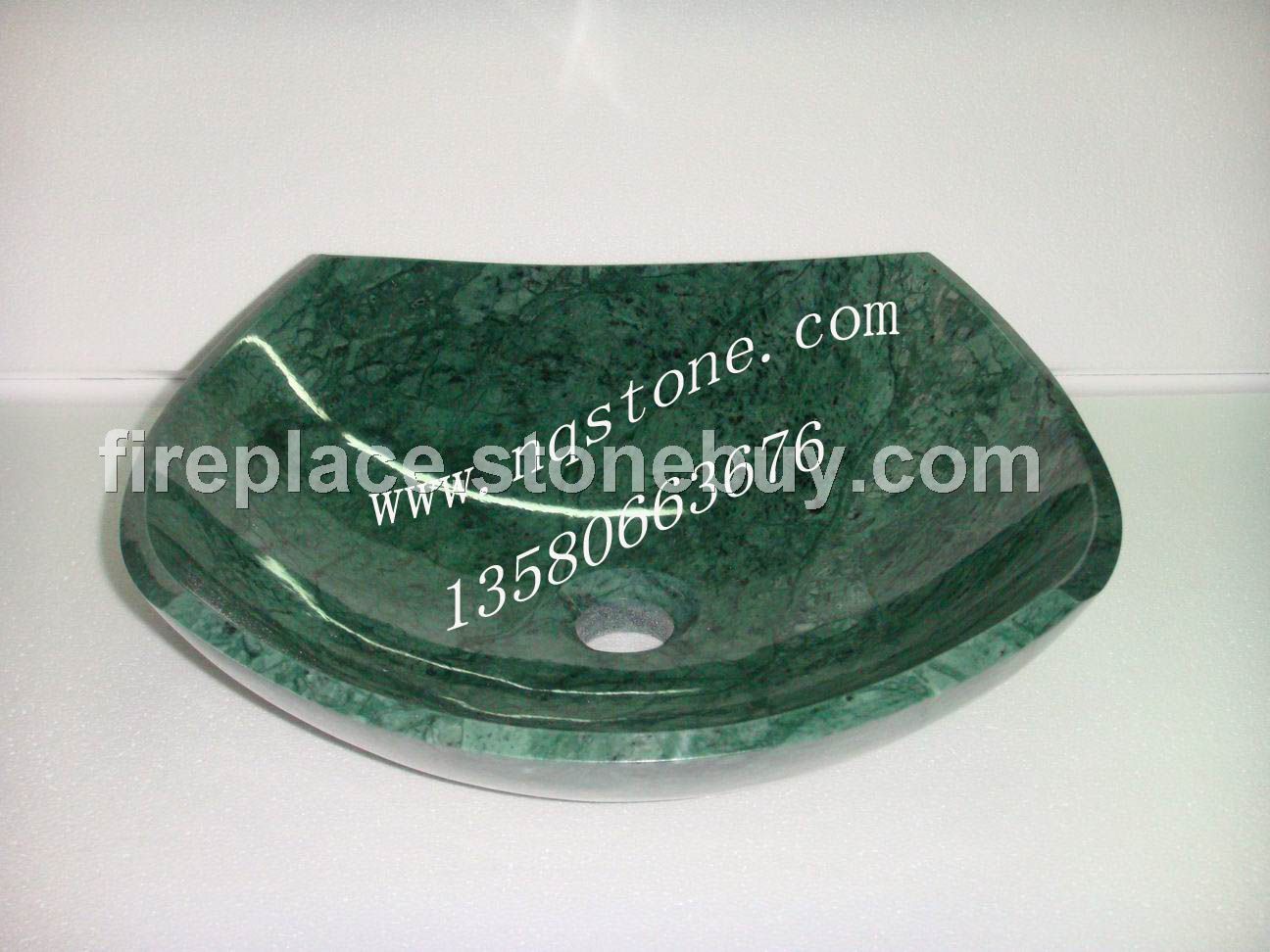 B-008（出口西班牙印度绿异形洗手盆MARBLE BASIN）