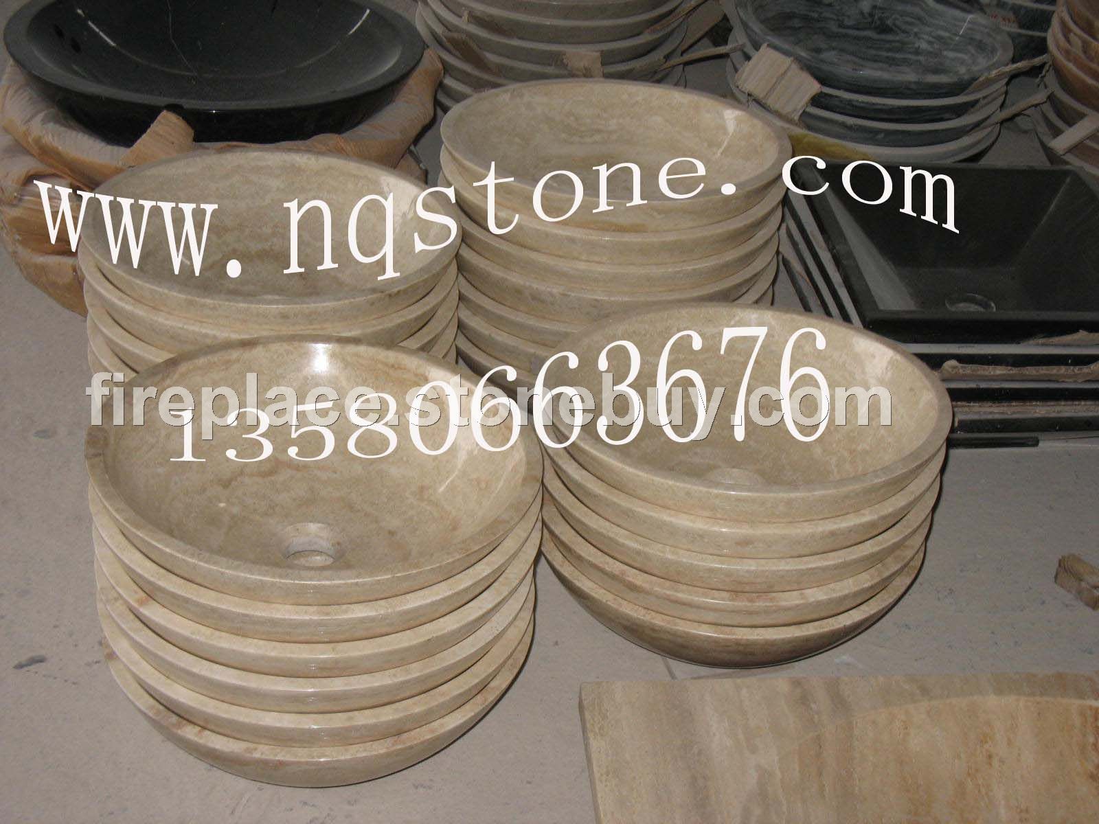 B-025（出口加拿大洞石洗脸盆 BASIN）