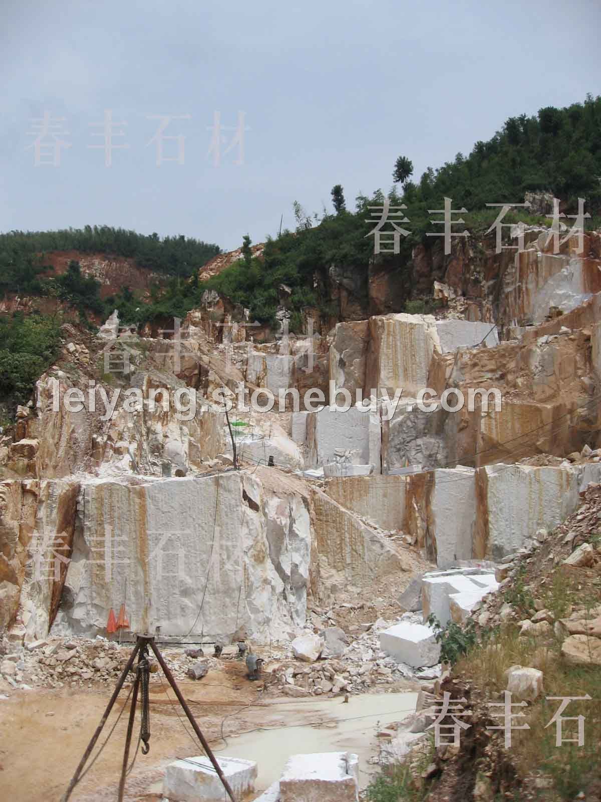 汉白玉自有矿山荒料方料规格料