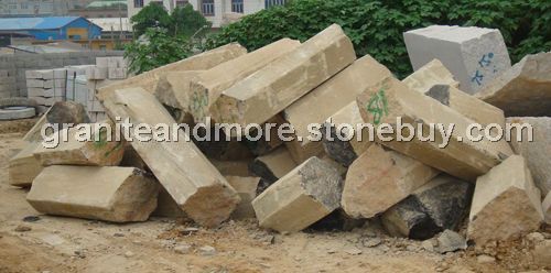 火山岩荒料，蒙古六方石，