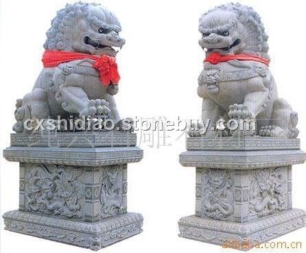 石雕狮子,北京狮,港币狮,献礼狮,网球狮