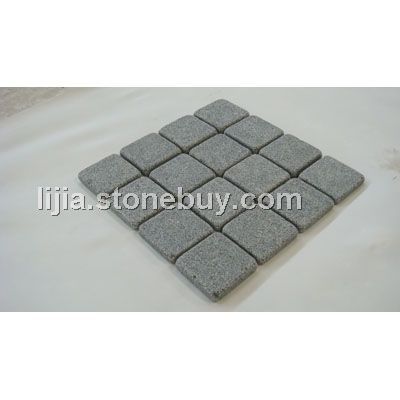 G654 表面火烧余机切+滚磨，方形网贴