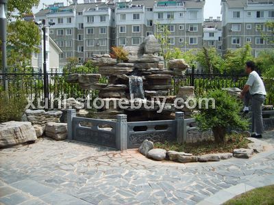 千层石假山
