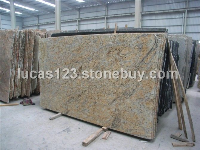 Golden crystal granite