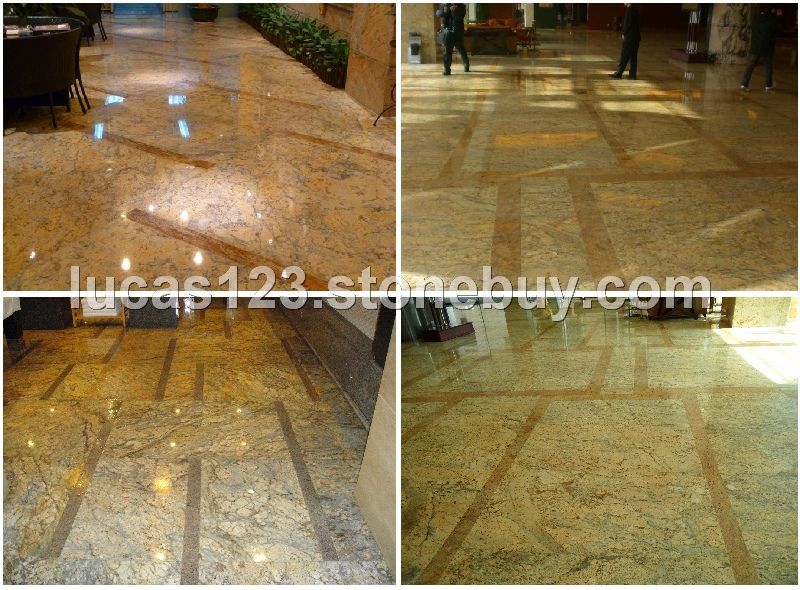Golden crystal granite