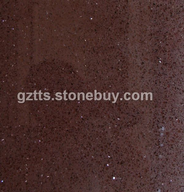 咖啡色鏡面石英石