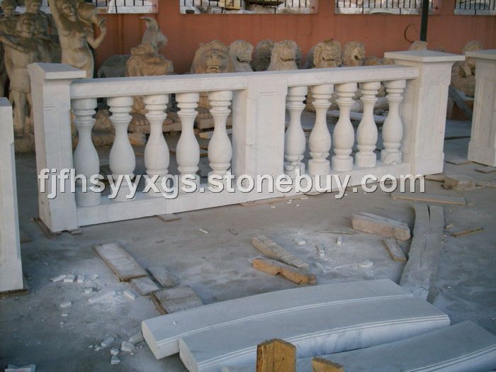 高檔漢白玉欄桿