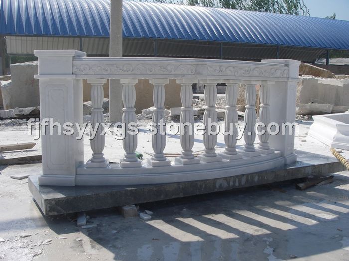 高檔漢白玉欄桿