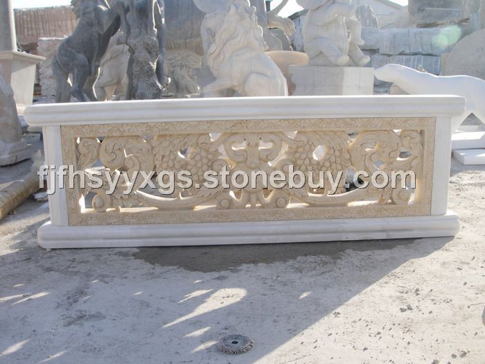 高檔漢白玉欄桿