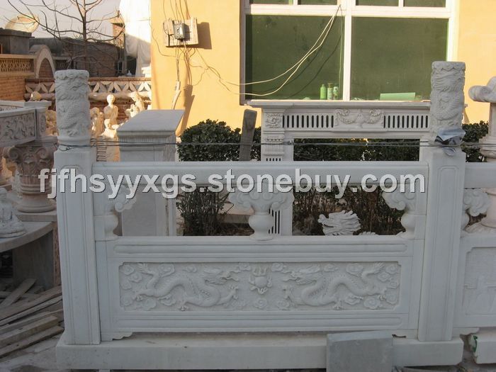 高檔漢白玉欄桿