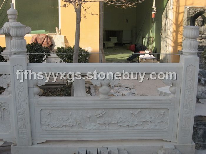 高檔漢白玉欄桿