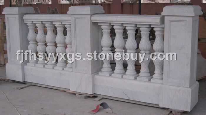 高檔漢白玉欄桿