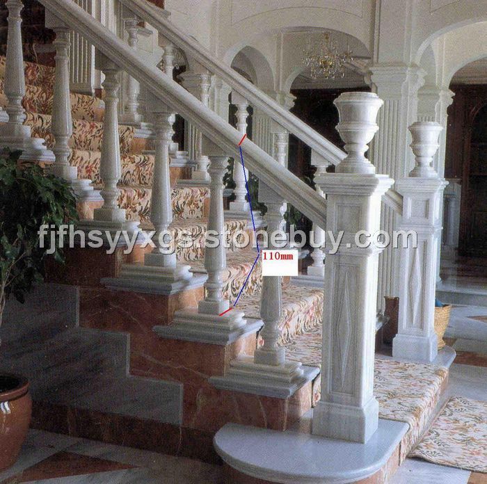 高檔漢白玉欄桿