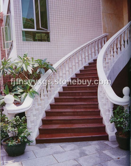 高檔漢白玉欄桿