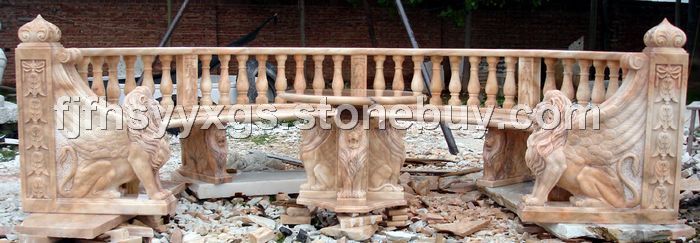 高檔漢白玉欄桿