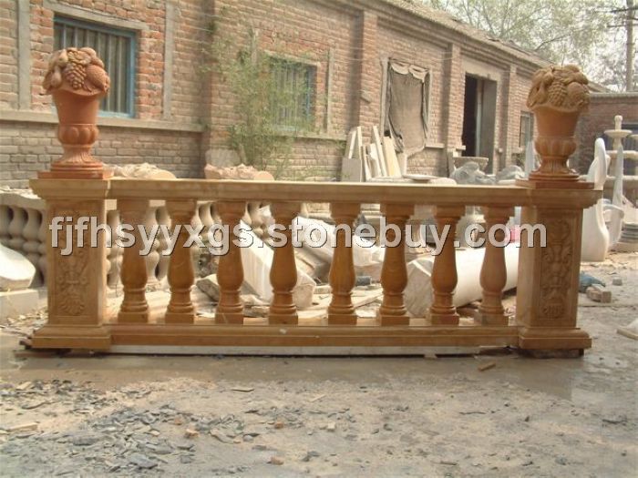 高檔漢白玉欄桿