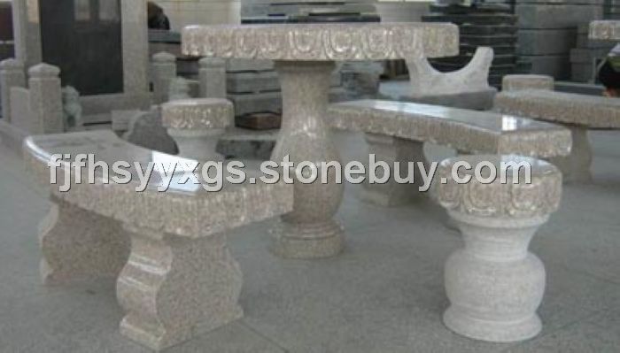 高級(jí)磨光石桌