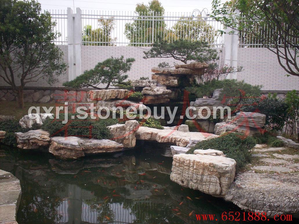 龟纹石假山效果图