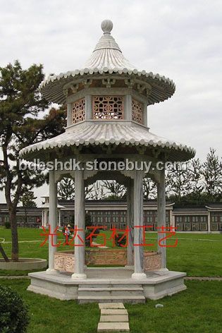 石凉亭，石亭子，石牌坊，景观亭子